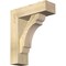 Ekena Millwork Olympic Block Rough Sawn Bracket w/ Offset Brace, Douglas Fir, 6"W x 18"D x 22"H BKT0604X18X22OLY05RDF - alternate 1